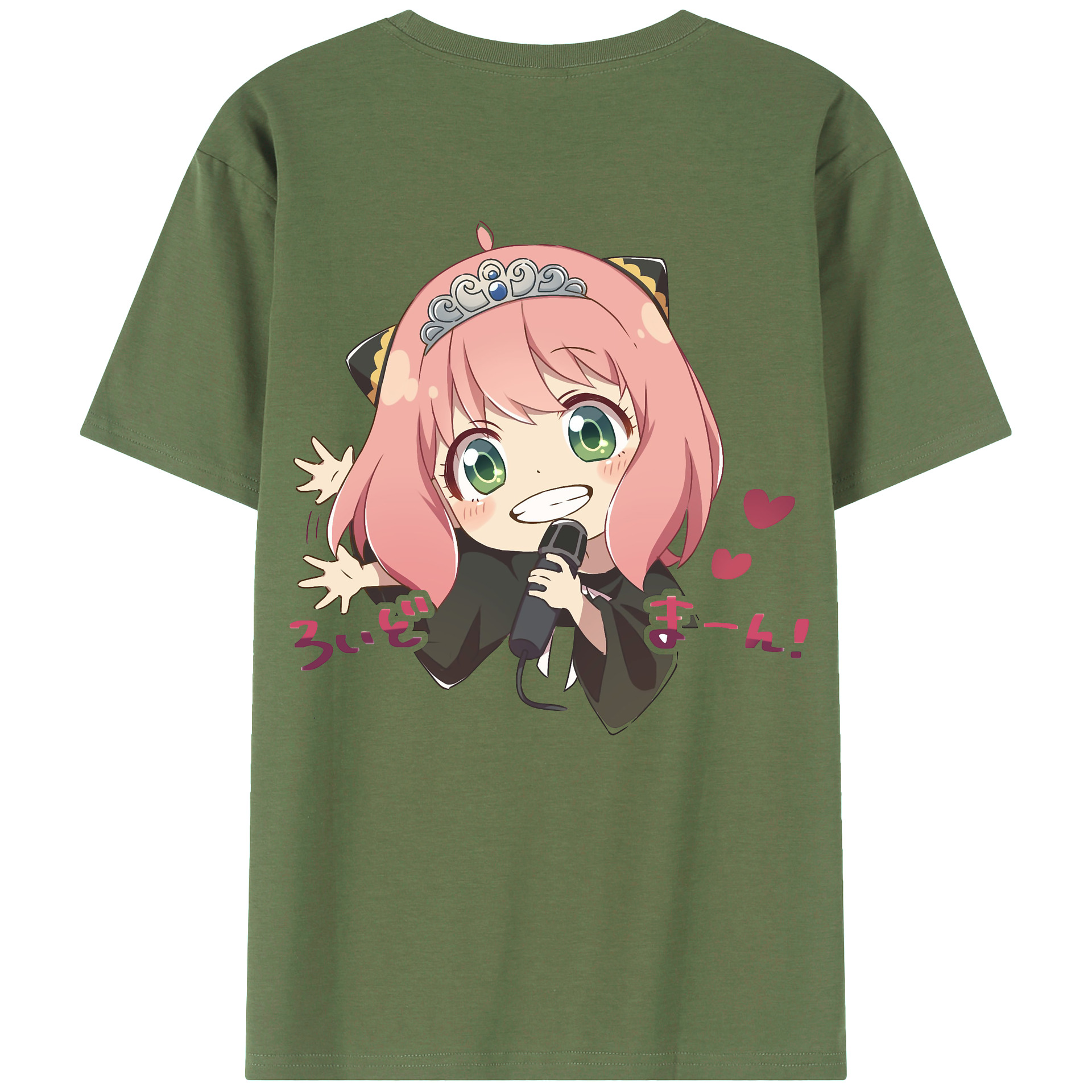 （画像用） SPY×FAMILY间谍家家酒 綿100％ メンズ半袖Tシャツ（バックプリント） 通気性